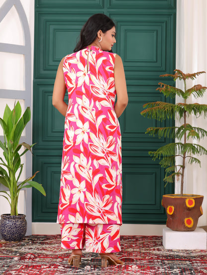 Floral Cotton Kurta Set