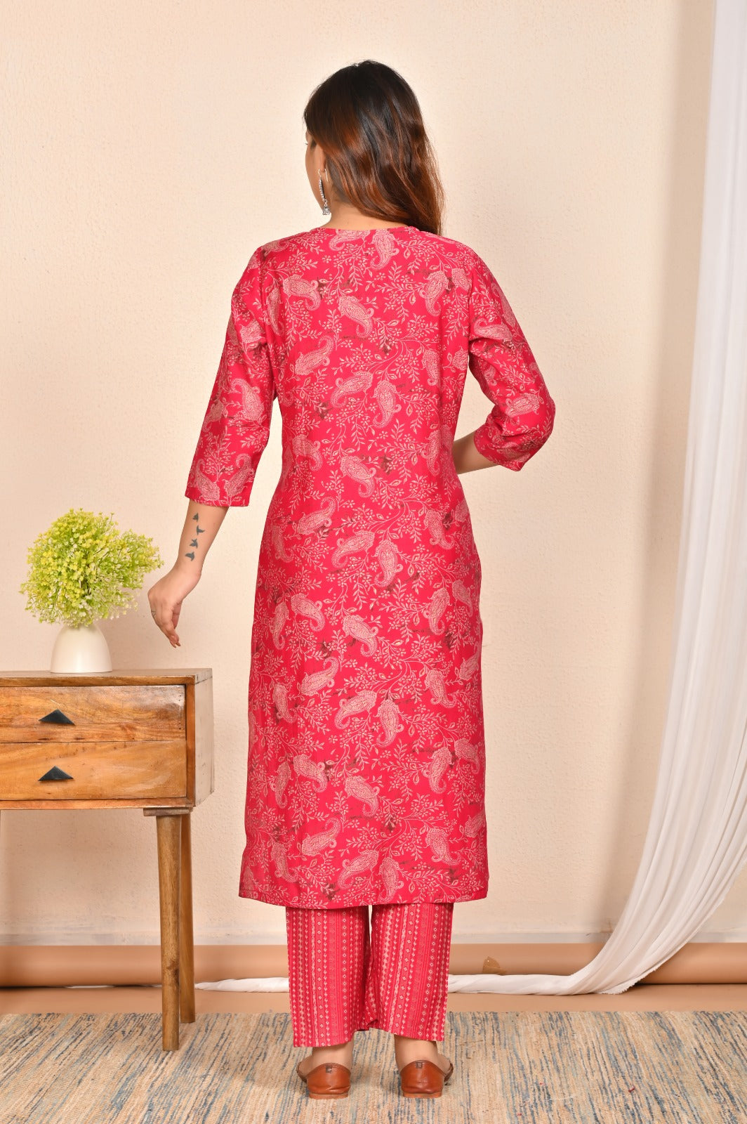 Elegant Modal Fabric Kurti Set