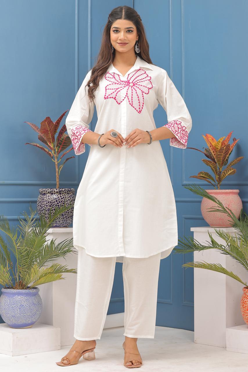 Pure Cotton Flex Best Quality Fabric Kurta And Pant Set.