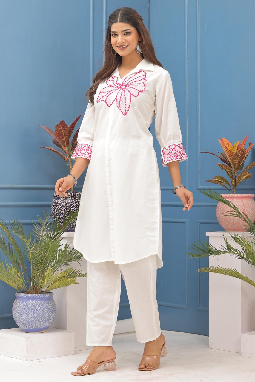 Pure Cotton Flex Best Quality Fabric Kurta And Pant Set.