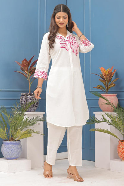 Pure Cotton Flex Best Quality Fabric Kurta And Pant Set.