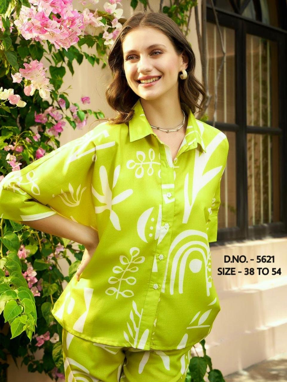 New Beautiful Printed Pure Rayon Fabric Kurta And Pant Set.